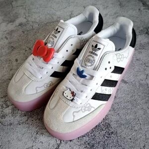 Adidas Hello Kitty Sneakers with Pink Soles